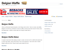 Tablet Screenshot of belgianwaffle.org